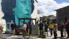 Na homenaxe en Sarria a Xela Arias participou o seu fillo