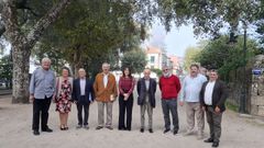 Participantes na xornada��Momentos da cultura galega� que se organizou na Sala Pitusa