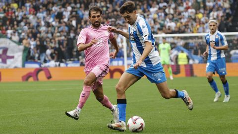 Rafa Obrador, durante el partido contra el Eldense