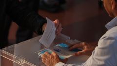 Votaciones en el colegio del IES Ant�n Fraguas, en Fonti�as