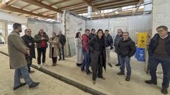 Estado de las obras de reforma de la praza de Abastos de Xinzo