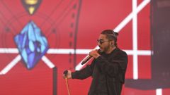 Maluma, durante un concierto en Santiago