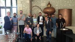 El bartender coru��s David Ortiz, en Cognac