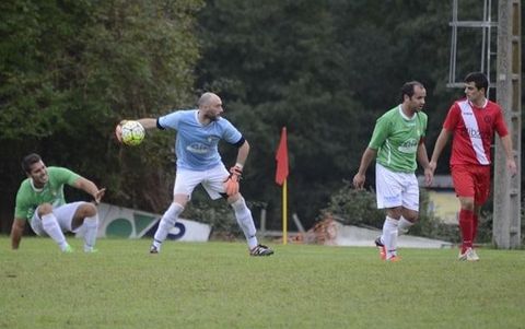 El guardameta del Quiroga, Marcelino, mantuvo hasta el pasado domingo su porter�a a cero. 