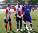Cal fue homenajeado en el arranque del Alondras-Choco. 