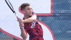 Luis Emiliano Fern�ndez Labarta compitiendo con el equipo de Boca Rat�n en Florida