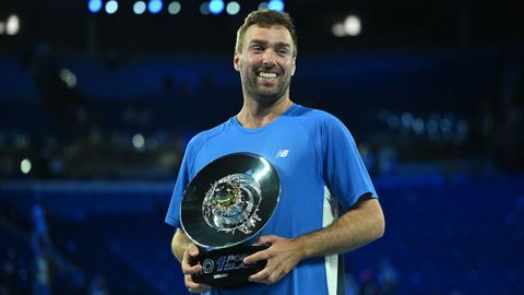 Jordan Smith, tras ganar medio mill�n de euros en el torneo a un punto del Open de Australia.