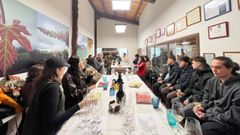 Alumnos del Basque Culinary en su visita por las R�as Baixas