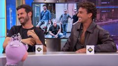 Captura de la entrevista de Willy Bárcenas y Antón Carreño en «El Hormiguero»