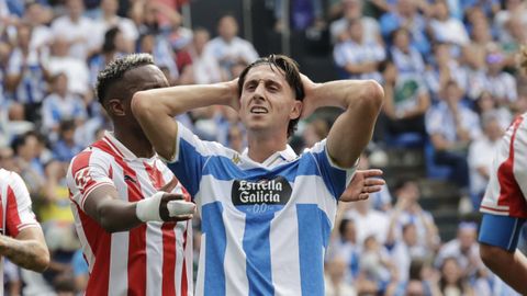 Mulattieri se lamenta en el D&eacute;por-Sporting