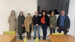 Patricia Torres visit� el centro de Aspadisi