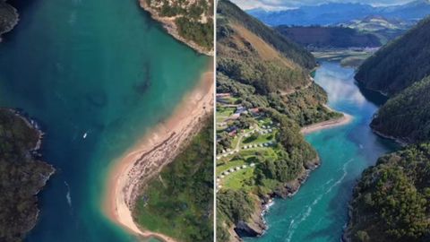 Im�genes de la r�a de Tina Mayor, la frontera natural entre Asturias y Cantabria