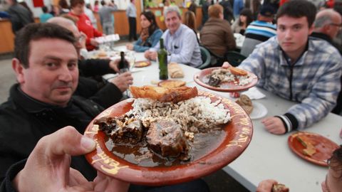 Festa da Lamprea en Arbo.