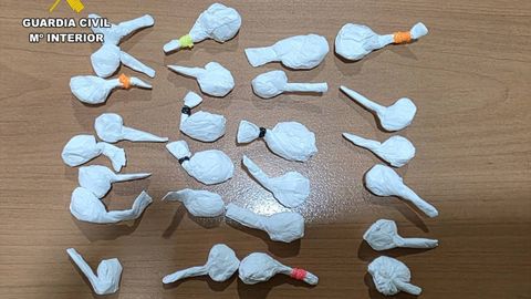 Droga incautada por la Guardia Civil.
