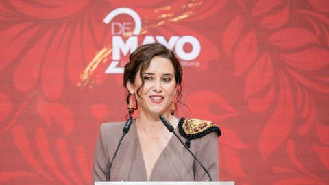 Isabel D�az Ayuso, en los controvertidos actos del Dos de Mayo en Madrid