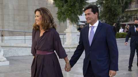 La princesa Alexia de Grecia junto a su marido, el arquitecto espaol Carlos Morales