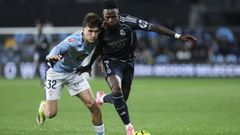 Javi Rodr�guez, durante el Celta-Madrid de este viernes en Bala�dos.