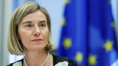 La alta representante de la Uni�n Europea para la pol�tica exterior, Federica Mogherini