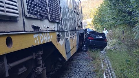 Accidente ferroviario en Llanes