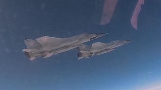 Mig-31 rusos durante las maniobras conjuntas con Bielorrusia Zapad-2025