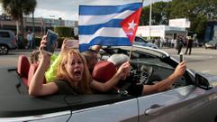 Los cubanos en el exilio celebran la muerte de Fidel Castro
