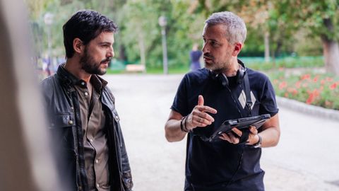 Manuel Sanabria, a la derecha de la imagen