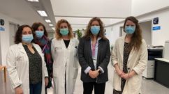 Visita de Anna Fuhrmann, miembro del equipo de Health Care Without Harm Europe (Asistencia Sanitaria sin Da�os Europa) al CHUO.