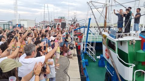 La banda extremea Sanguijuelas del Guadiana actu el pasado fin de semana en el Osa do Mar burelense