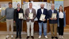 La sede principal de Correos en A Coruña acogió la entrega de premios de la muestra «Selo a selo», que organiza la Sociedad Filatélica