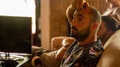 Armas durante el rodaje de la cinta