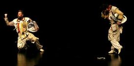 En el auditorio del centro multiusos de Monforte se represent� la comedia �Go on�.