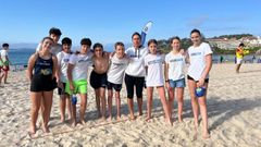 Formaci�n del Salvour Ourense en Sanxenxo