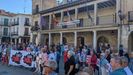 Miles de personas se han sumado al paro de la Espa�a vaciada contra la despoblaci�n. En la imagen, una concentraci�n en Soria 