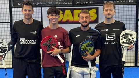 Ganadores del torneo de p�del en Segunda
