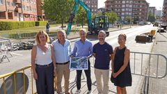 Obras de acceso a Pola de Siero