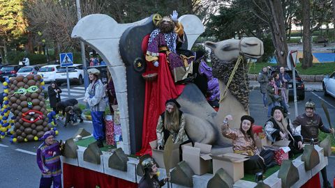 Cabalgata de Reyes en A Pobra.