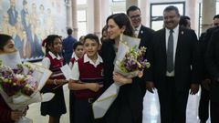 Isabel D�az Ayuso durante su visita al Estado mexicano de Aguascalientes.