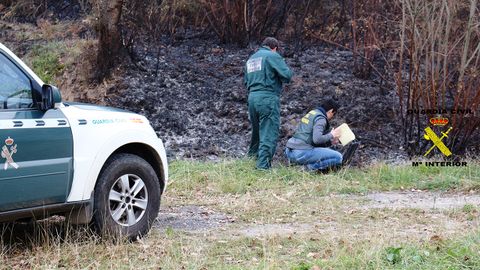 La Guardia Civil investiga un incendio