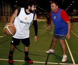 Fajardo -izquierda- y Tarr�o destacan la deportividad del torneo. 