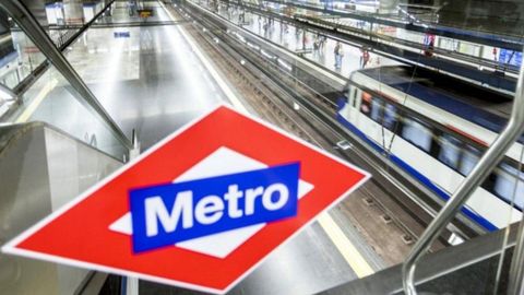 Logo de Metro de Madrid en una imagen de archivo