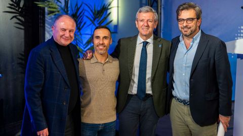 García Diéguez, Nolo Romero, Alfonso Rueda y Diego Calvo