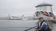Triple escala de cruceros este martes en A Coru�a