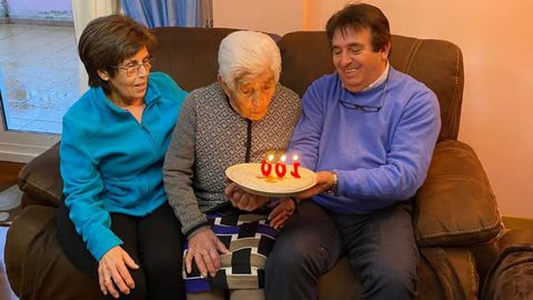 Remedios sopló el viernes las velas de su centenario