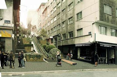 Proyecto de escaleras en la calle Maestro Clavé, de Pons Herrera.