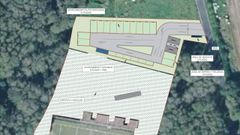 Parte del plano de la actuaci�n que se acometer� en A Veiga