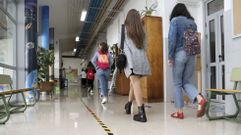 Alumnos de un instituto en la provincia de A Coru�a
