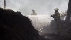 Imagen de archivo de un incendio forestal