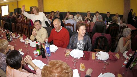 Comida de Reyes para  los mayores de Rianxo