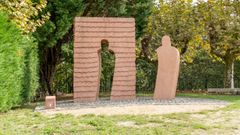 Monumento a los represaliados en la Alameda de San Domingos, de Silverio Rivas