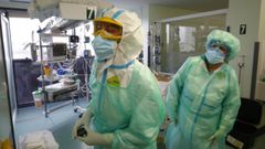 Unidad de reanimaci�n de Montecelo, que funcion� como uci para pacientes covid durante parte de la pandemia. En la imagen, en febrero del 2021